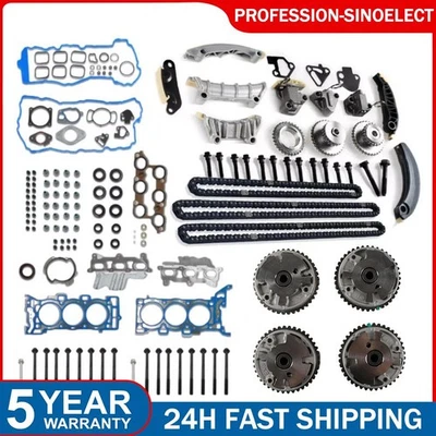 Timing Chain Head Gasket Set For 3.6L Chevrolet Tranverse Buick Enclave GM 09-16 - Image 1 of 4