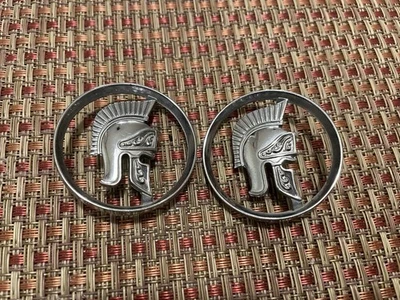 Juego de emblemas de panel de vela de techo Buick Centurion 1971-1973 vintage (ON-25-414/415) Foto 1 de 4