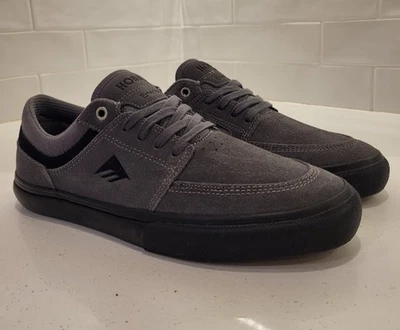 Emerica Hoban Gris Negro Gamuza Para Hombre Talla 9 Skateboarding ES Spitfire Baker Foto 1 de 4
