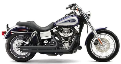 Sistema de exaustão Cobra Speedster Slashdown - Bicicleta de rua preta motocicleta 6858B - Imagem 1 de 4