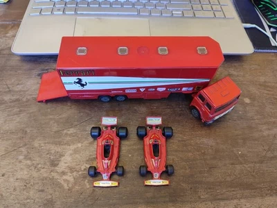DG   CAMION PORTAUTO F1 POLISTIL RJ 101 FERRARI VINTAGE - Immagine 1 di 4
