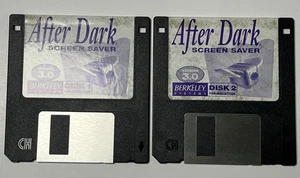 After Dark Screen Saver Ver 3.0 Berkeley MAC Macintosh Set of 3.5" Floppy Disks - Afbeelding 1 van 3