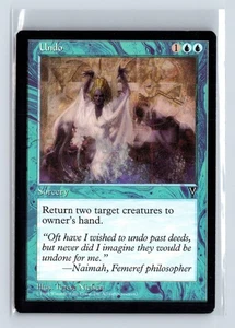 (2x) UNDO – MTG Magic the Gathering Card – Visions – Common - Picture 1 of 6