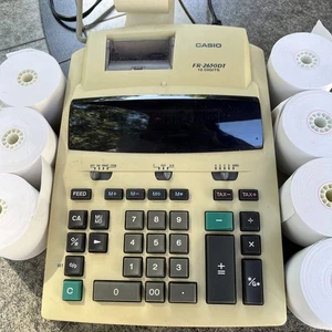 Casio FR-2650DT Desktop Printing Calculator - 12-Digit + tape  - Picture 1 of 6