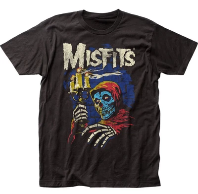 The Misfits Candelabra Mens T Shirt Rock N Roll Music Punk Classic Tee New Black - Image 1 of 3