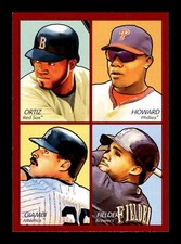 2009 Upper Deck Goudey Baseball #35-67 David Ortiz 4-in-1 Boston Red Sox MLB HOF