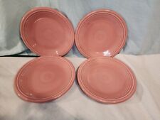 FIESTA WARE Peony Pink Salad Plates, Set of 4 NICE!