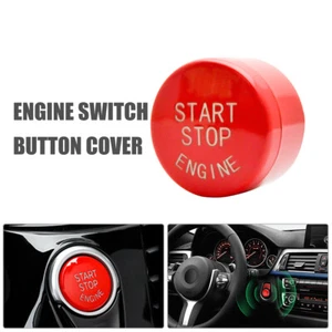 1x Start Stop Engine Button Switch Cover For BMW 1/2/3/5/7 Series X1/3/4/5/6 - Picture 1 of 9
