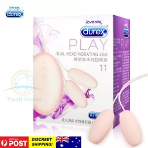New Durex Original Dual Head Powerful vibrating Adjustable egg vibrator sex toy - Picture 1 of 9