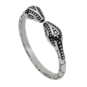 Stainless Steel Cock scrotum ring Snake Head Stretch Ball Stretcher 5 Size - Picture 1 of 8