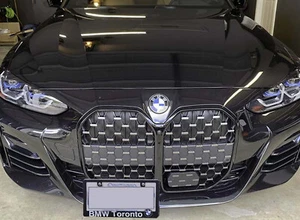 Quick-Release Front Lic. Plate 2021-25 BMW M440i/i4 M50 GC w/ Drivers Assist - Picture 1 of 4