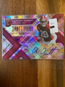 A49,256 - 2018 Elite Draft Picks Auto Aspirations #209 Anthony Averett/99 - Picture 1 of 1