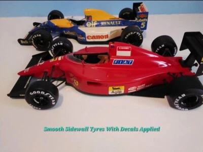 DEMON RESINS 1/12 Speedline Wheels & Slick Tyres - Tamiya F1 Ferrari 641/2 - 3D Printed