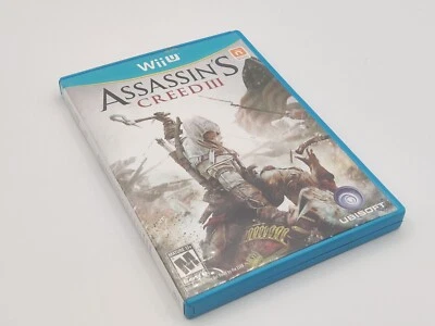 Assassin's Creed III (Nintendo Wii U, 2012) Completo CIB con Manual Foto 1 de 4