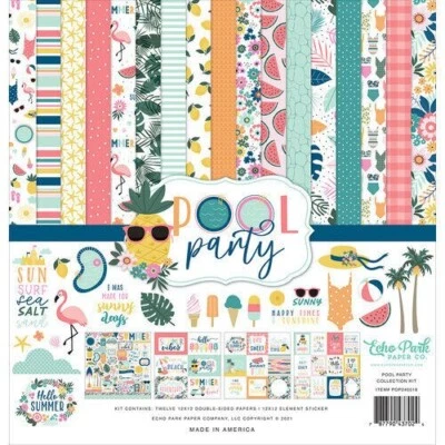 Kit de álbum de recortes de 12" bajo el mar pez ballena calamar playa natación salpicaduras sol Foto 1 de 2