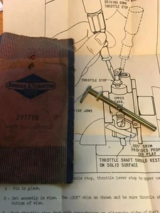 NOS GENUINE Briggs Vintage 293710 Shaft And Lever - Picture 1 of 1