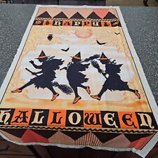 Halloween Masquerade Panel 23x42 Red Rooster Fabrics Witches