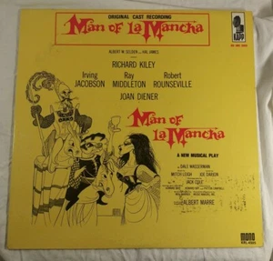 Man Of La Mancha Original Cast VINYL LP (EX tested) MONO *RARE WHITE LABEL PROMO - Picture 1 of 9
