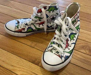 Converse Chuck Taylor All Star Dinosaurier Jungen Größe 2 weiß 670349F - Bild 1 von 8