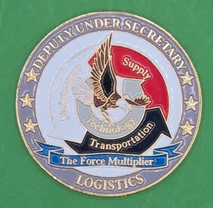 DoD Deputy Under Secretary Logistics Challenge Coin. RARE! - Picture 1 of 2