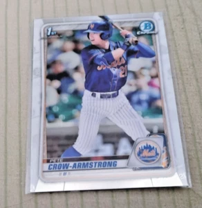 2020 Bowman Draft Chrome PETE CROW-ARMSTRONG 1st Rookie #BD-72 Cubs RC - Picture 1 of 1