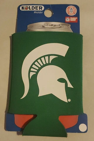 NCAA-Michigan State Spartans Can Koozie! Brand new, free shipping Cover