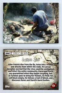 Inside Job #50 The Walking Dead Road To Alexandria 2018 Topps Trading Card