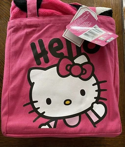 Hello Kitty Silk Touch Überwurf und Canvas Beuteltasche Set - Bild 1 von 5