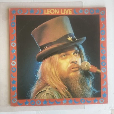 Leon Russell Leon Live LP Vinyl Record Set 3 LP's Tri Gatefold Play Tested 1973 - Image 1 of 4