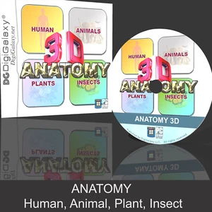 ANATOMY 3D - Human Anatomy, Animal, Plant, Insect (Windows or Mac) - Picture 1 of 8
