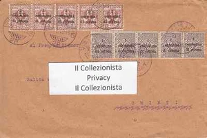 4583) Trento e Trieste 1919 (busta da lettera con inusuale affrancatura) - Foto 1 di 1