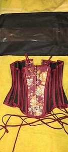 Brocade Underbust Corset Waist Training MCC68 Mystic City Corsets Size 22 New - Picture 1 of 6