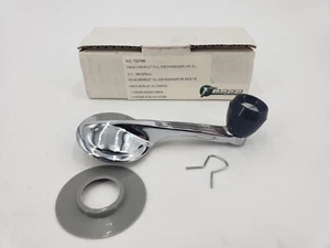 Chevrolet Impala Interior Window Crank #49C-702780 1949-1964 Chrome w/Black Knob - Picture 1 of 6