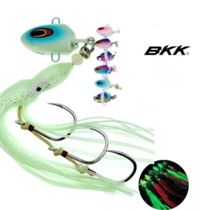 4x 100g Octo Jigs Metal Fishing Lure Lumo Slow Pitch BKK Snapper Kingfish Reds - Picture 1 of 9