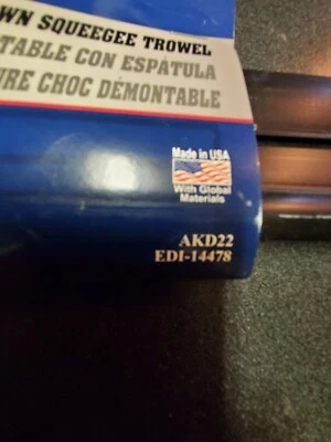 Paleta escobilla de goma Marshalltown Akd22, ajustable, 22 pulgadas L Foto 1 de 4