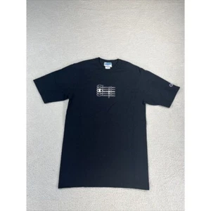 Camiseta Champion para hombre talla pequeña negra con logotipo escritura gruesa - Imagen 1 de 9