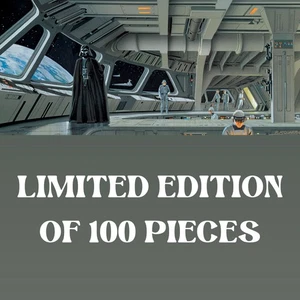 Ralph McQuarrie Star Wars DESTROYER BRIDGE 24x10 Acryl Kunst Tafel Druck *X/100* - Bild 1 von 2