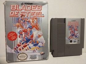 Box and Game Only Blades Of Steel Nintendo NES 