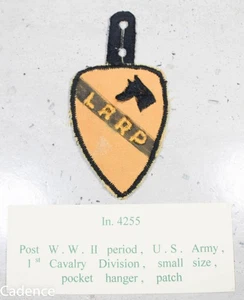Parche colgante de bolsillo LRRP hecho a mano en teatro 1ª División de Caballería de Vietnam de Estados Unidos B784 - Imagen 1 de 7