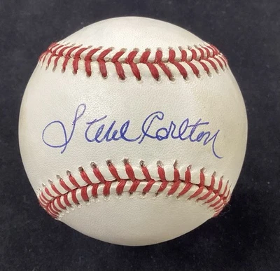 Steve Carlton Signed Baseball OMLB Philadelphia Phillies Autograph TPG #2 - Image 1 of 4