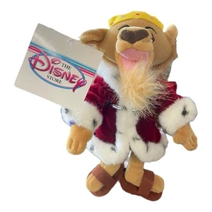 "Bolsa de frijoles de peluche Prince John Robin Hood Disney Store 8""" - Imagen 1 de 2