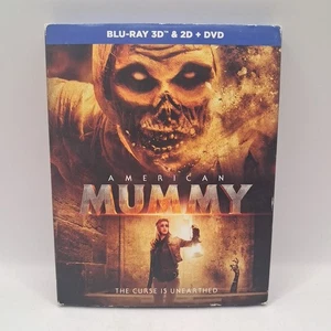 American Mummy (3D + 2D Blu-ray, DVD, 2016) w/Slipcover Wild Eye Release Horror - Foto 1 di 10