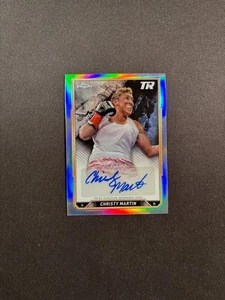 2024 Topps Chrome Boxing #CBA-CMN Christy Martin Chrome Auto BJMY - Picture 1 of 2