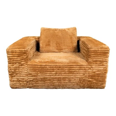 Silla Bean Bag para sala de estar, sofá individual sofá de espuma con reposabrazos Foto 1 de 4