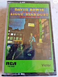 NEW 1972 RCA VICTOR DAVID BOWIE RISE & FALL ZIGGY STARDUST CASSETTE TAPE PK 1932 - Picture 1 of 2