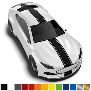 Tiras de rally tiras decorativas pegatinas de coche tiras de carreras lámina de coche 2x3 cm 1x25 cm - Imagen 1 de 8