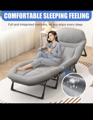 Sofá cama plegable - Sillón individual para siestas y tomar el sol Foto 1 de 4