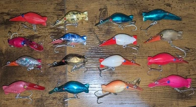 Pre-Rapala Luhr Jensen Hotshot 3 Usado Lote De 16 Para Pesca Foto 1 de 3