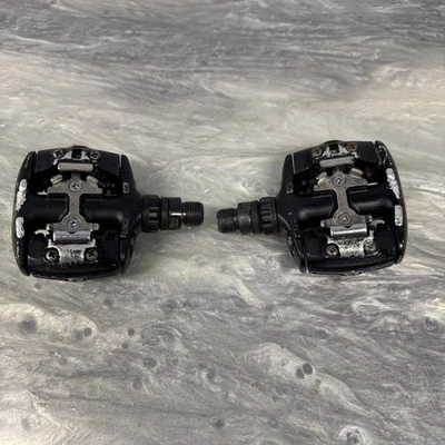 "Bicicleta de montaña Shimano DEORE XT PD-M737 de colección sin clip 9/16"" negra" Foto 1 de 4