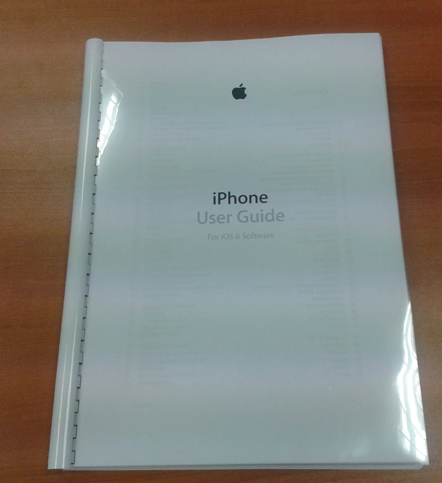 IPHONE 5 FULL PRINTED USER MANUAL GUIDE INSTRUCTIONS 156 PAGES IOS 6 - Image 1 of 1